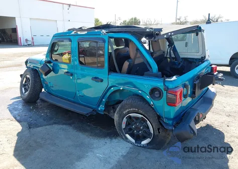2020 Jeep Wrangler Unlimited Rubicon 4X4 z USA, uszkodzony, nr VIN 1C4HJXFG3LW326633